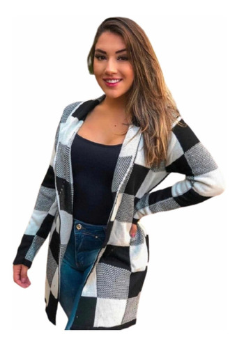 Kimono Feminino Blusa De Frio Cardigan  Manga Longa Tricot