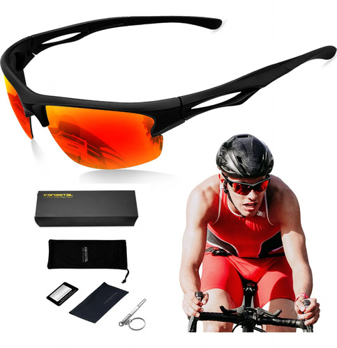 Lentes De Sol Deportivos Hombre Mujer Uv Polarizado Ciclismo