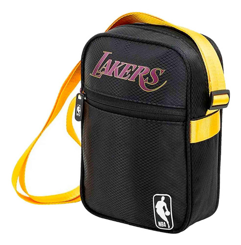 Morral Bandolera Urbano Nba Oficial Importada Los Lakers 