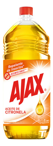 Ajax Limpiador Multiusos Líquido Aceite Citronela 2l