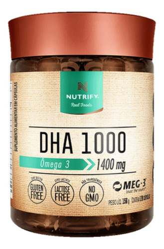 Nutrify Dha 1000 - 60 Cápsulas