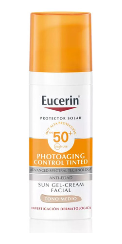 Eucerin Protector Solar Anti-edad Con Color (fps 50+)