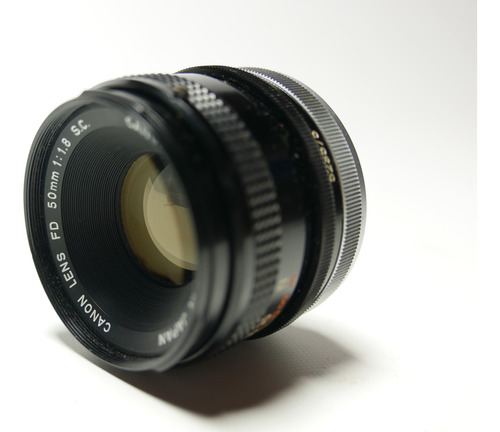 Lente Canon 50mm F/1.8  Fd Analogico