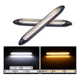 X2 Tira Led Luz Neblinero Secuencial Auto Camioneta Flexible