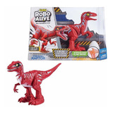 Zuru Robo Alive Rampaging Raptor Rojo Juguete Electronico