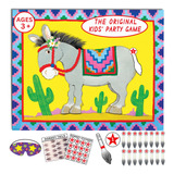 Juego De Pin La Cola Del Burro Para Niños - 16 Pin The