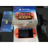 Ps Vita Slim Original Sony Neon Orange Caixa Psvita 