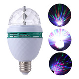 Ampolleta Led Bola De Disco Giratoria Luces De Fiesta E27