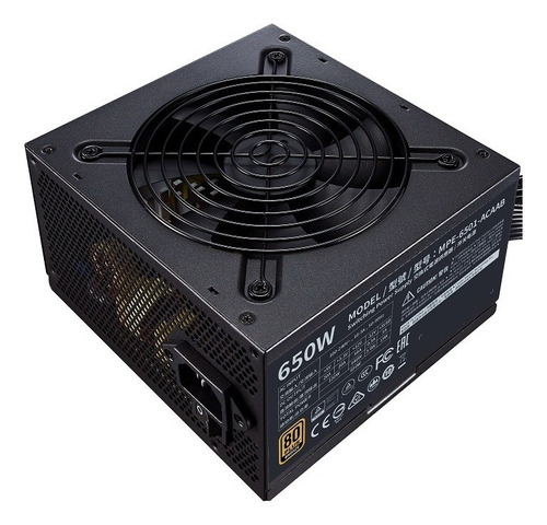 Fuente De Poder Cooler Master Mwe Bronze V2 80 Bronze 650w