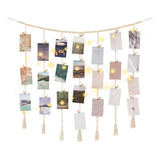 Mkono Macramé Colgante De Fotos Decoración De Pared Con Cade