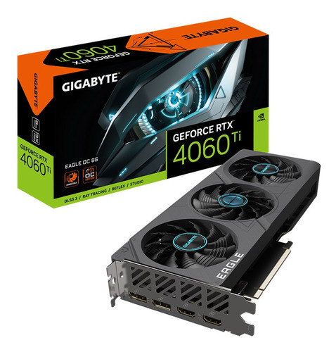 Placa De Video Gigabyte Rtx 4060 Ti Eagle Oc 8