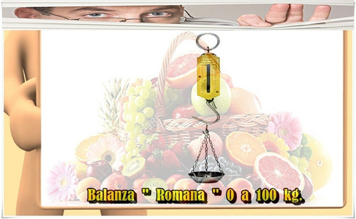 Balanza Romana 100 Kg De Mano O De Colgar - Caba - 