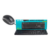 Teclado Weibo Fc-530 Con Mouse B100 Sencillo.