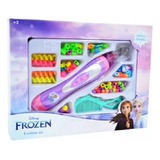 Juguete Set Peluqueria Frozen Infantil Trenzador Accesorios