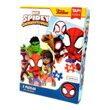 2 Puzzle 24 Y 36 Piezas Rompecabezas Spidey Y Sus Sorprendentes Amigos Marvel