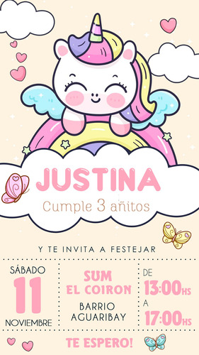 Invitaciones Personalizadas Digitales Enviadas Por Whatsapp