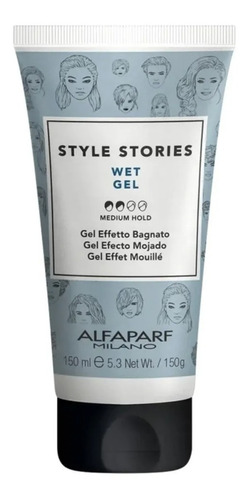 Gel Texturizador Penteados Alfaparf Style Stories Wet 150ml