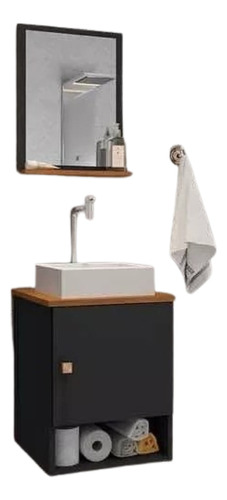 Vanitory Moderno Mueble Para Baño Espejo Organizador Vm-003