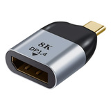 Adaptador Usb C A Displayport 8k 60hz Para Iphone15 iPad Pro