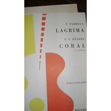 Lagrima Tarrega Coral Handel Partituras Para Guitarra 1.12