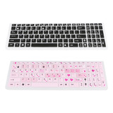 . Funda De Teclado De 2 Piezas For Teclado Asus, Rosa Y 1