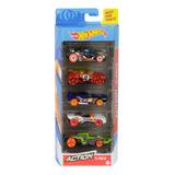 Pack Hot Wheels Kit Pacote Com 5 Carrinhos Sortidos Mattel 