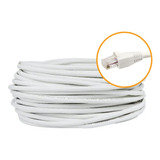 Cabo De Rede 15m Cat6 Furukawa Rj45 Branco Gigabit S. Veloz