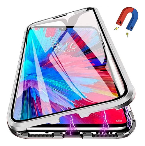 Funda Magnetica Aluminio Vidrio 9h  Para Huawei Mate 30 Pro