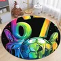 Hermoso Balón De Fútbol Pintado En Aerosol De Colores E Impr