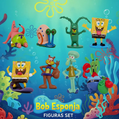 Bob Esponja Set De 8 Figuras - Envío Gratis | Meses sin interés