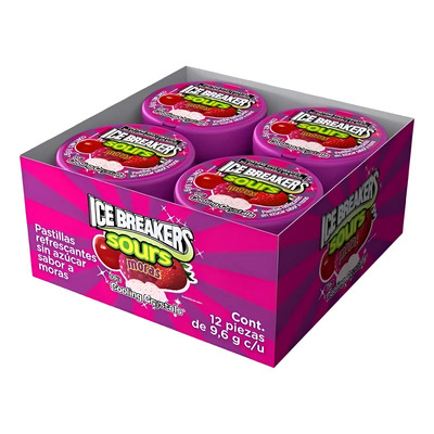 Pastillas Ice Breakers Mora 9.6g Pack 12 Piezas | MercadoLibre