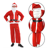 Conjuntos Roupa De Papai Noel 5 Peças /cosplay De Natal 