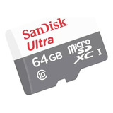 Cartão De Memória Sandisk Ultra 100mb/s 64gb P/câmeras Wi-fi