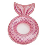 Inflable Salvavidas Cola De Sirena Flotador Alberca 95 Cms