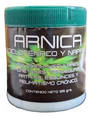 Árnica Pomada Gel Con Diclofenaco Y Naproxeno ( 2 Pzas)