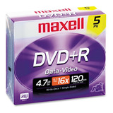 Pack 5 Dvd+r Memorex Caja Normal 4.7gb 8x Rw