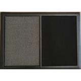 Alfombra Sanitizante Doble Color Negro/gris 70 X 40cm X 12 U