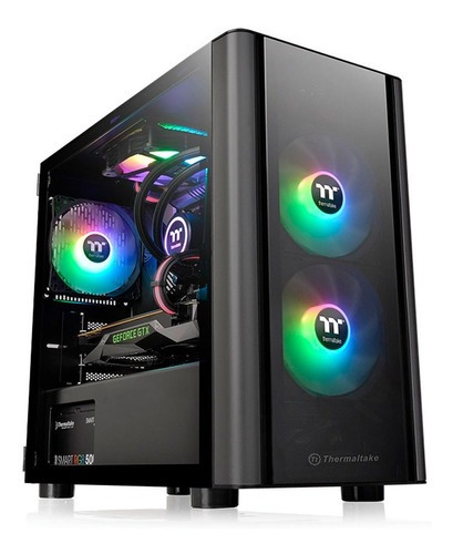 Gabinete Thermaltake V150 Tg/black/win/ Lateral Vidro