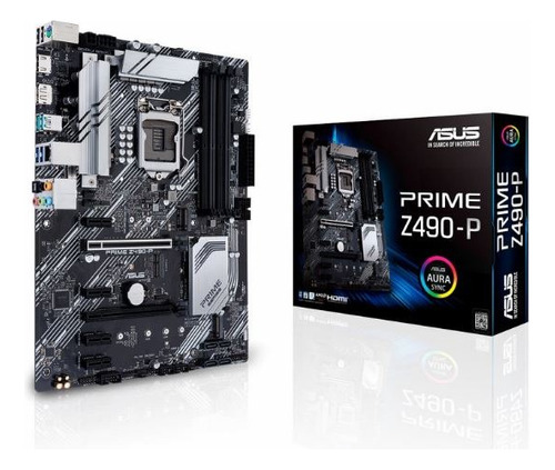 Combo Mother Asus Prime Z490-p + Core I7 10700 10ma Gen 1200