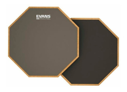 Pad De Practica Evans Goma Doble 12 Real Feed Rf12d Bateria