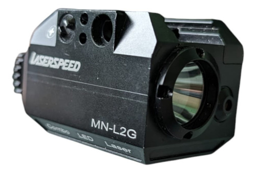 Laserspeedtm El-mn-l2g Luz Led Compacta De 180 Lm/láser Verd
