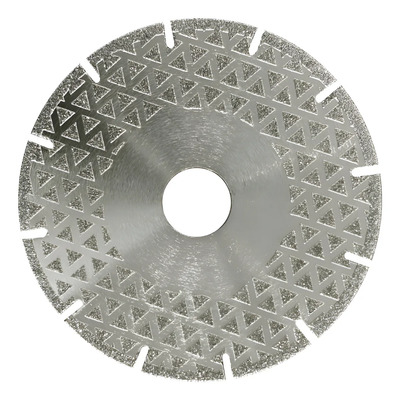 Disco De Diamante 4 1\u002F2 Triumph Corte Y Desbaste Eje 7\u002F8 Piedra Cromado Gris | Meses sin interés