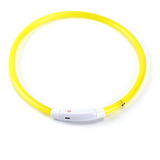 Collar Light Recargable Para Mascotas, Pvc, Perro, Led, Tama