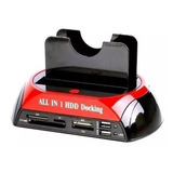 Dock Station 1 Hd Sata 3,5 Ou 2,5 E 1 Hd Ide Usb Cartão