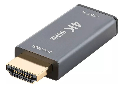 Adaptador Usb-c Fêmea Para Hdmi Macho 4k 60hz Para Tablet