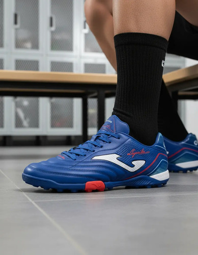Tenis Fútbol Rápido Hombre Joma Agus2504tf Turf Azul Royal L