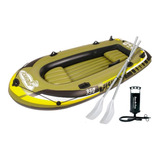 Bote Gomon Inflable Pescador Fishman C Remos Inflador 3.4mts