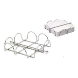 Servilletero Cocina Mesa Pared Cromado Ind. Arg. Pack X5