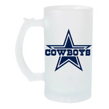 Tarro Cervecero 16oz Dallas Cowboys Nfl Super Bowl