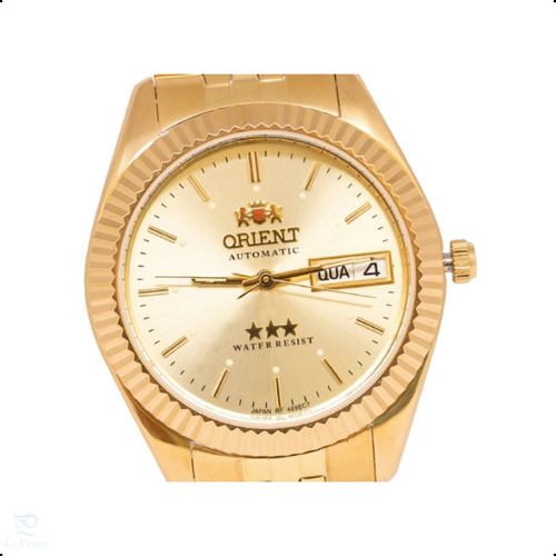 Relógio Orient Masculino Automatico Dourado 469ec7f C1kx Cor